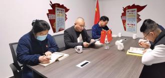 新景网成立党支部 王晓峰当选书记