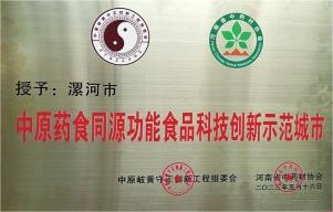 再获国字号认可，漯河又添两个示范城称号