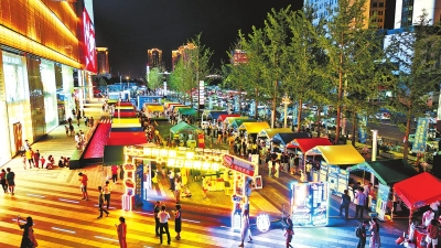 扎实做好高校毕业生就业工作丨郑州市第二季“夏日招聘夜市”启幕 摆摊送岗 挑灯觅才