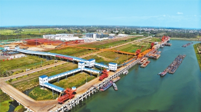 内河航运看中原丨走进“千里淮河第一港”淮滨中心港