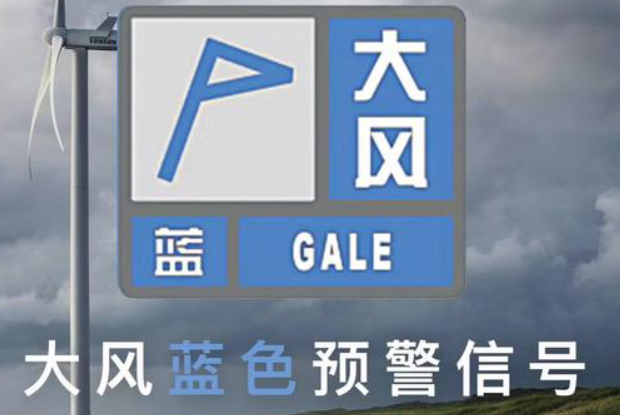 阵风7到8级！郑州市气象台发布大风蓝色预警